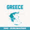 I Have Greece on My - Geography Teacher - Trendy Sublimation Digital Download
