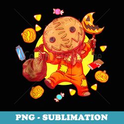 trick or treat cute sam funny halloween - png sublimation digital download