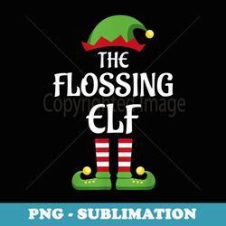 flossing elf family matching group christmas floss - professional sublimation digital download