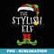 Stylish Elf Family Matching Christmas Group Funny - Unique Sublimation PNG Download