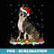 Xmas Family Matching Santa Hat Boston Terrier Dog Christmas - Signature Sublimation PNG File