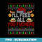 Ill Feed All You Fckers Xmas er Santa Chef Cooking - Stylish Sublimation Digital Download