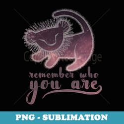 disney the lion king remember who you are simba painting - trendy sublimation digital download