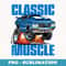 Funny Classic Car Muscle Car Hotrod Automotive Cartoon - PNG Sublimation Digital Download