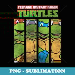 nickelodeon nage mutant ninja turtles turtle panels - vintage sublimation png download