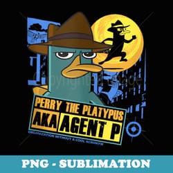 disney phineas and ferb perry the platypus aka agent p - elegant sublimation png download