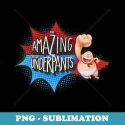 the amazing captain underpants dreamworks - vintage sublimation png download