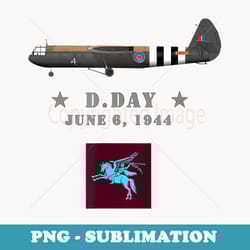 british 6th airborne horsa ww2 d day parachusts - modern sublimation png file