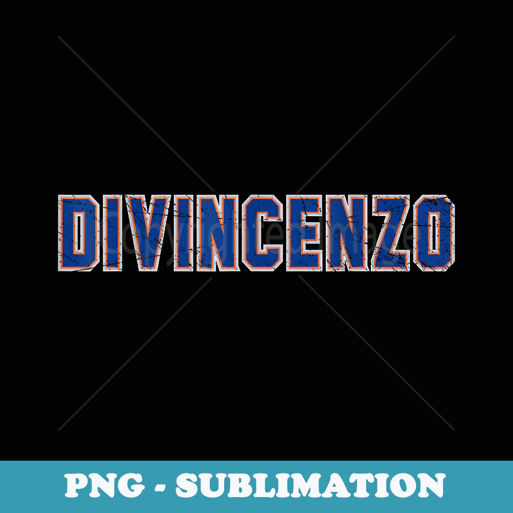 Distressed Team DiVincenzo Surname Last Name Proud Family - PNG Sublimation Digital Download