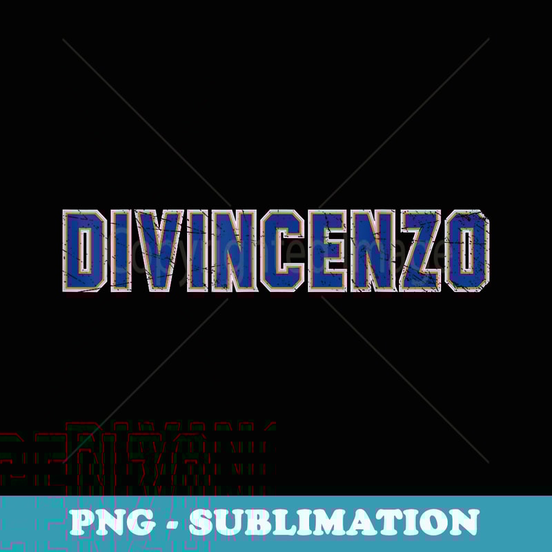Distressed Team DiVincenzo Surname Last Name Proud Family - PNG Sublimation Digital Download