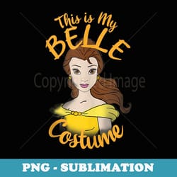 disney beauty and the beast belle my costume halloween - png sublimation digital download