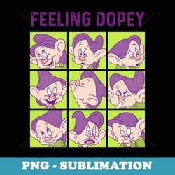 disney snow white and the seven dwarfs feeling dopey box up - sublimation png file