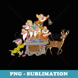 disney snow white & the seven dwarfs whistle while you work - png transparent sublimation file