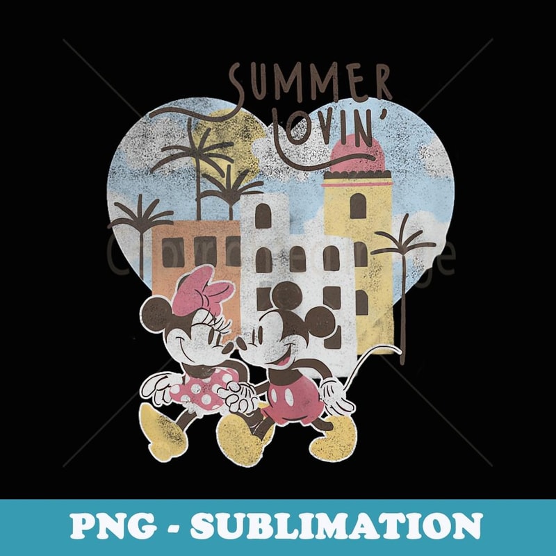 Disney Mickey & Minnie Summer Lovin' Beach Vibes - Digital Sublimation Download File
