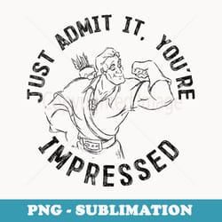 disney beauty and the beast gaston flex you're impressed - artistic sublimation digital file