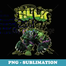 marvel spider-man maximum venom hulk smash venomized - sublimation png file