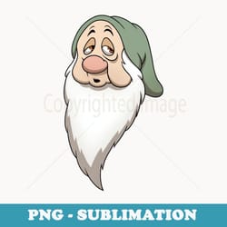 disney snow white and the seven dwarfs sleepy big face - exclusive png sublimation download