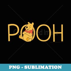 disney winnie the pooh classic lettering - trendy sublimation digital download
