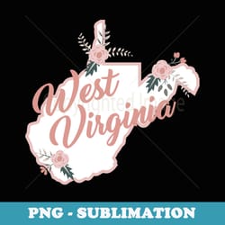 cute west virginia state floral rose - digital sublimation download file
