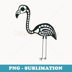 halloween skeleton flamingo animal costume - png sublimation digital download