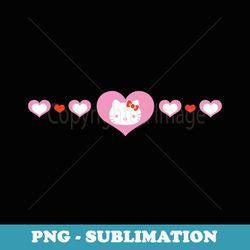 hello kitty hearts - signature sublimation png file