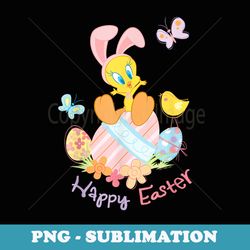 looney tunes happy easter tweety with bunny ears - trendy sublimation digital download