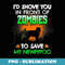 Shove You In Front of Zombies to Save My Newfypoo Funny Dog - High-Resolution PNG Sublimation File