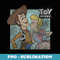 Disney Pixar Toy Story Woody & Bo Peep Retro Look - PNG Transparent Sublimation File