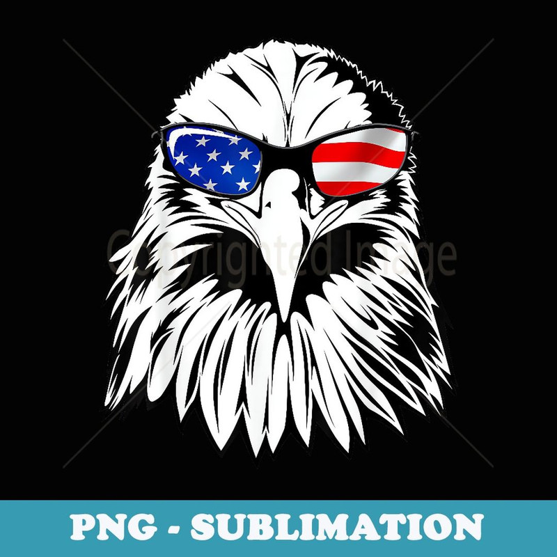 Eagle Sunglasses 4th of July T American Flag - Aesthetic Sublimation Digital File