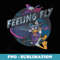 Disney Darkwing Duck Feeling Fly Portrait - PNG Sublimation Digital Download