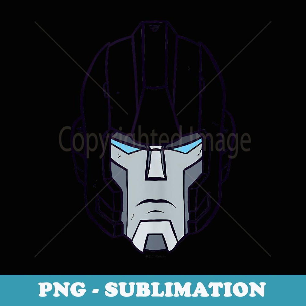 Transformers Halloween Ironhide Big Face - Retro PNG Sublimation Digital Download