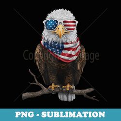 awesome independence day bald eagle usa american flag - premium sublimation digital download