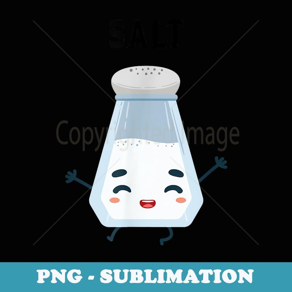 Kawaii Happy Salt Pepper Halloween Costume Best Friend - Trendy Sublimation Digital Download