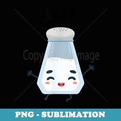 kawaii happy salt pepper halloween costume best friend - trendy sublimation digital download