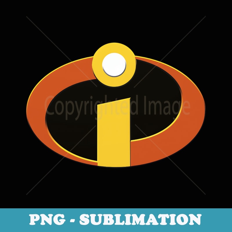 Disney Pixar Incredibles Logo - Stylish Sublimation Digital Download