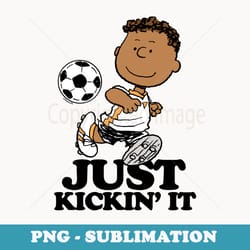 peanuts - franklin soccer just kickin it