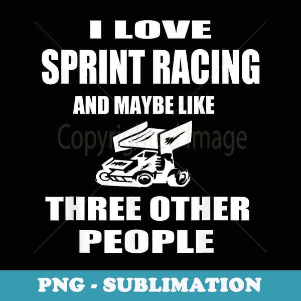 Sprint Car Racing T Idea Midget Sprint Car Track - Aesthetic Sublimation Digital File