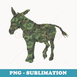 military donkey camo print us jackass mule veteran men - png sublimation digital download