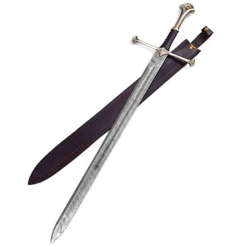 Handmade Custom Made Damascus Forged Sword 0