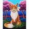 Fox painting Animal artwork Kids room art Original art — копия (2).jpg