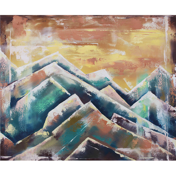Abstract Mountains landscape Original Art Interior Artwork — копия (2).jpg