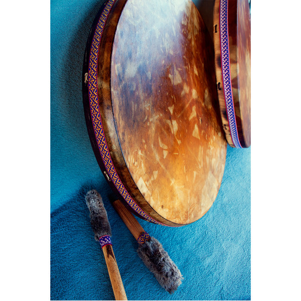 Shamanic Drum Handmade Musical Instrument Spiritual Practice Home Decor — копия (14).jpg