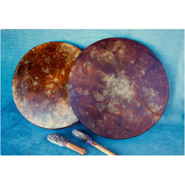 Shamanic Drum Handmade Musical Instrument Spiritual Practice Home Decor — копия (2).jpg