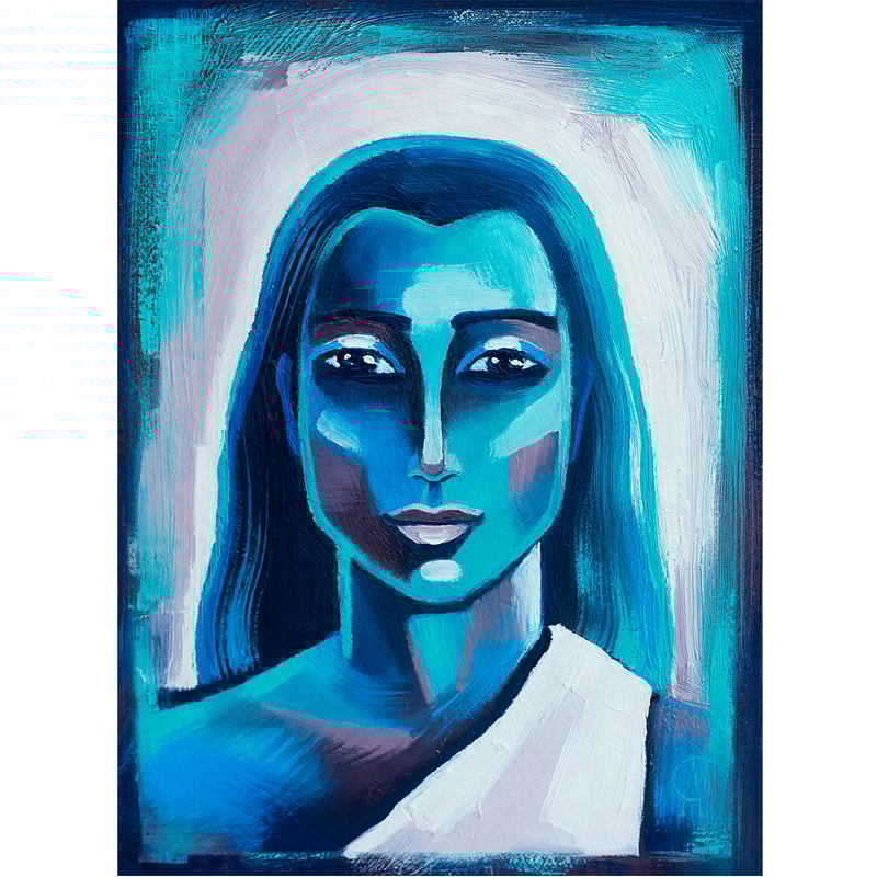 Mahavatar Babaji Painting Kriya Yoga Original Art Meditation Artwork Spiritual Wall Art 0