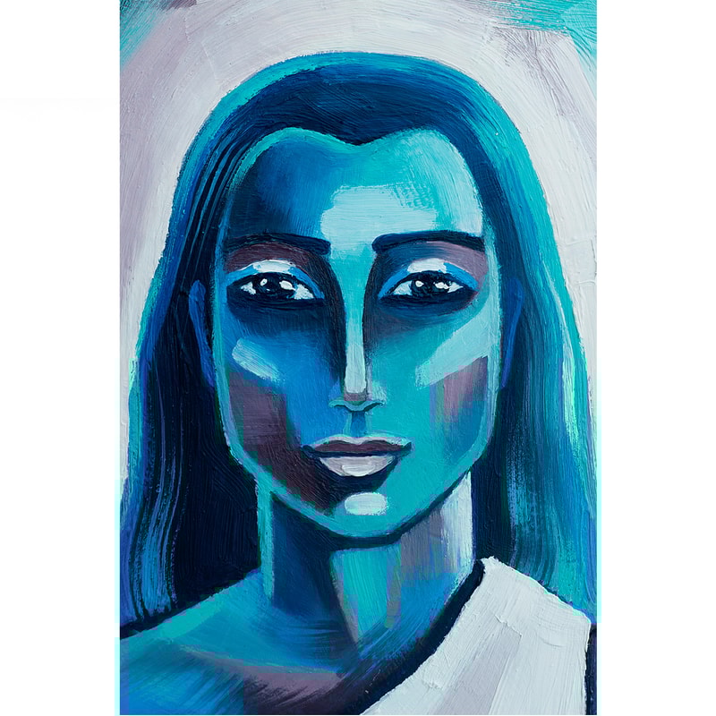 Mahavatar Babaji Painting Kriya Yoga Original Art Meditation Artwork Spiritual Wall Art 7