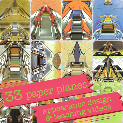 33x printable paper planes |Children paper handcraft |PDF DIY |digital template instant |parent-child interaction fun