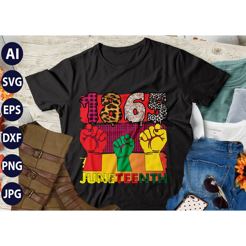 Juneteenth Tshirt Design Bundle SVG TShirt Design 1