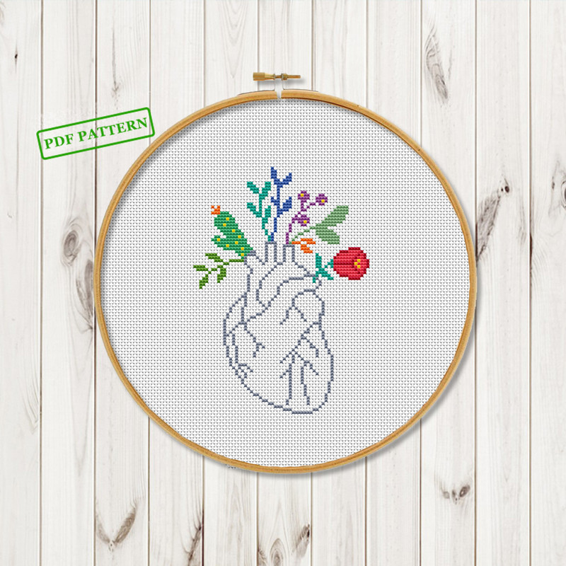 anatomical flower heart cross stitch patterm.jpg