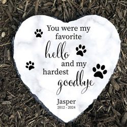 dog passing away gifts personalized, pet memorial stone, cat passing gifts, pet loss remembrance marker gift