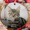 Custom Forever Loved Cat Ornament Cat Remembrance Gift Pet Memorial Christmas Decoration Cat Photo Keepsake 0